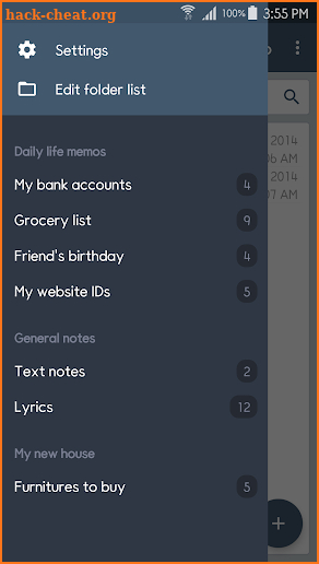 ClevNote - Notepad, Checklist screenshot