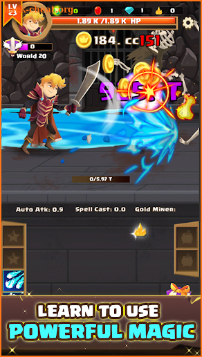 Clicker Knight: Incremental Idle RPG screenshot