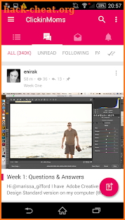 Clickin Moms Member Forum App screenshot