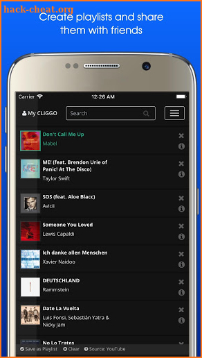 CLiGGO MUSIC – Free Music & Radio App screenshot