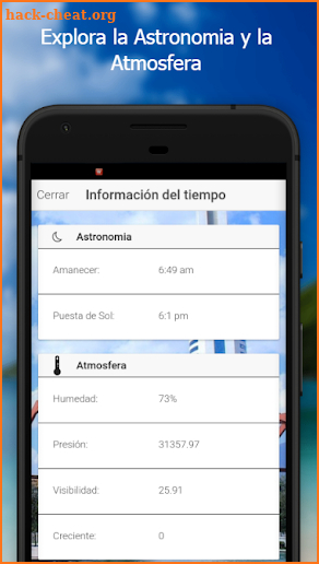 clima de monterrey screenshot