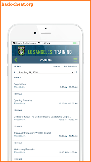 Climate Reality LA Training screenshot