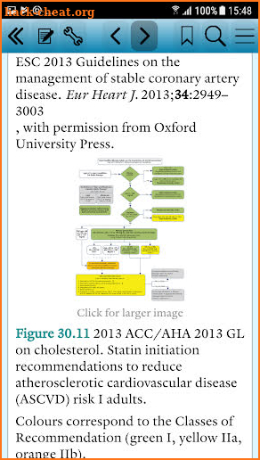 Clinical Cardiology: Current Practice Guidelines screenshot