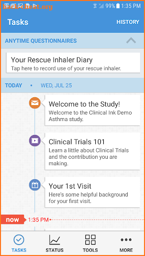 Clinical Ink Engage (EU) screenshot