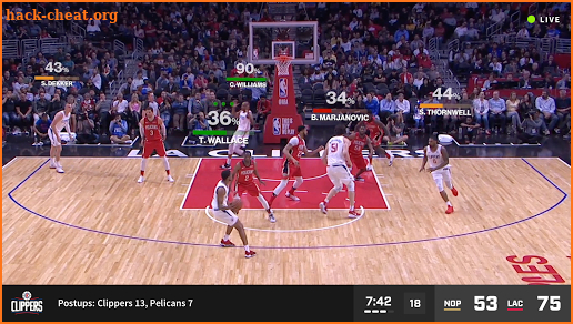 Clippers CourtVision screenshot