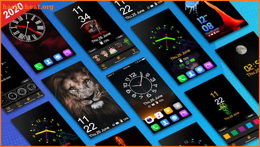 Clock Live Wallpaper 2020: Smart Watch app screenshot