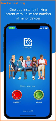 Clockjam Parental Control App screenshot
