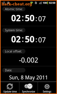 ClockSync screenshot