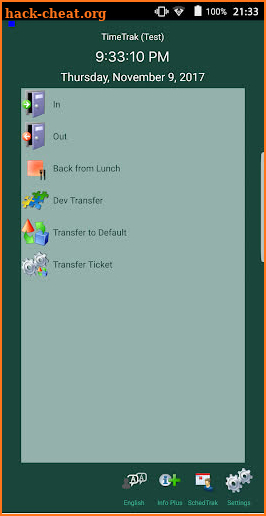 ClocTrak Mobile screenshot