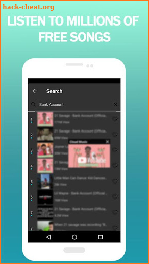 Cloud Music - Stream Music Player for YouTube screenshot