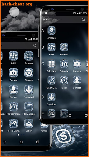 Cloudy Sky Launcher Theme screenshot