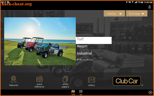 Club Car Sales App screenshot