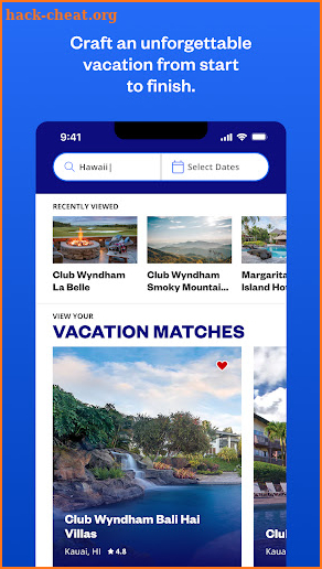 Club Wyndham screenshot