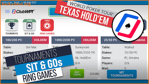 ClubWPT Social screenshot