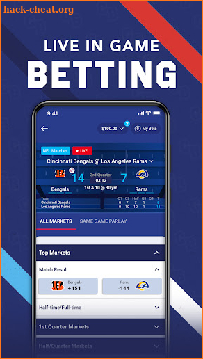 ClutchBet Sportsbook Iowa screenshot