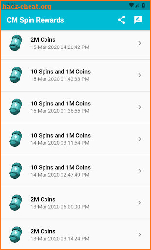 CM Spin Rewards 🥏 Daily Free Spins And Coins 2020 screenshot