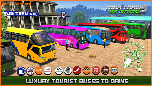 Coach bus simulator: bus games screenshot