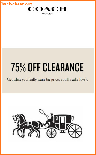 Coach Outlet Store App screenshot