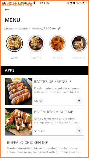 Coaches Burger Bar screenshot