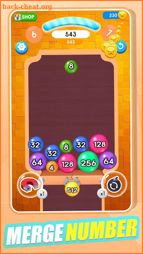 Coalesce Balls 2048 screenshot