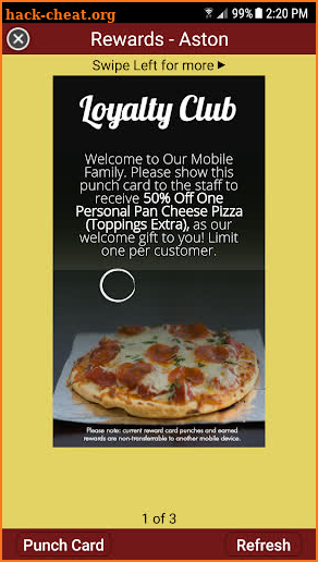 Cocco’s Pizza Aston screenshot