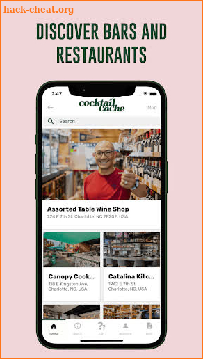 Cocktail Cache: Travel Guide screenshot