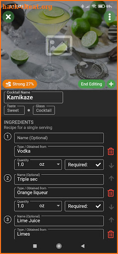 Cocktail Hobbyist - Drink & Cocktail Recipes screenshot