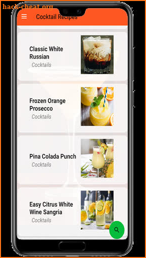 Cocktail Recipe screenshot