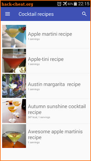 Cocktail recipes offline app. Cocktail & mocktail. screenshot