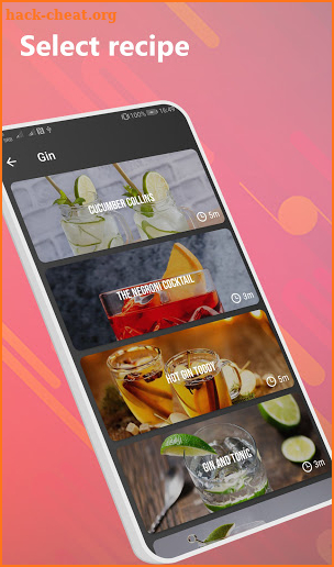 Cocktail Shelf - Cocktail Recipes App screenshot