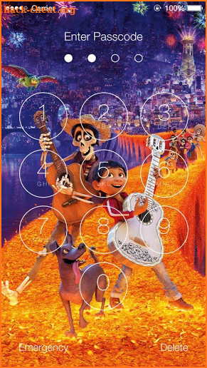 Coco 2018 HD Slide Unlock Screen screenshot