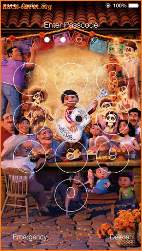 Coco 2018 HD Slide Unlock Screen screenshot