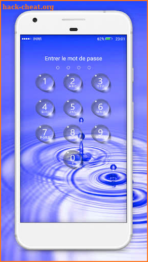 Code pin lock screen screenshot