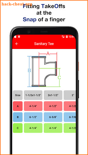 Code Snap Fitting Take Off screenshot