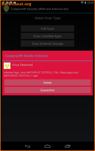 Codeproof MDM for Android screenshot