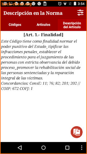 Código Orgánico Integral Penal screenshot