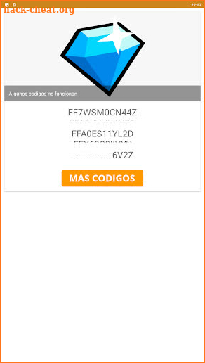 Codigos Fire Diamantes screenshot