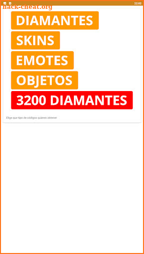 Codigos Fire Diamantes screenshot