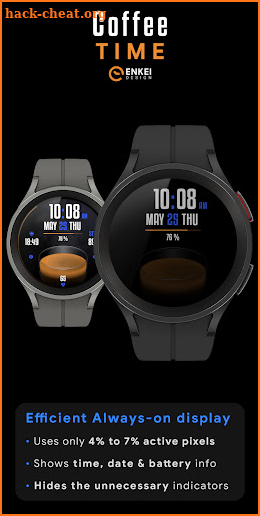 Coffee Time - watch face screenshot