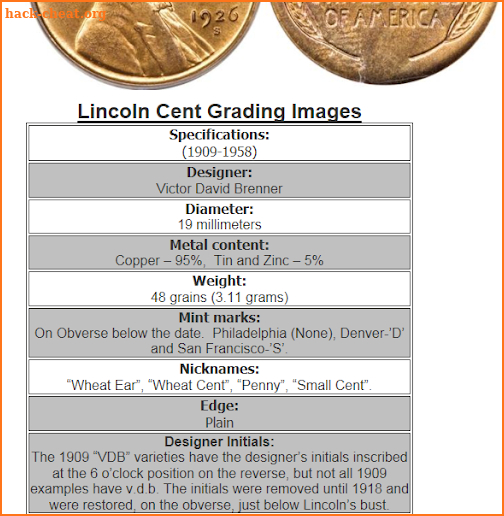 Coin Values Photo Grading screenshot