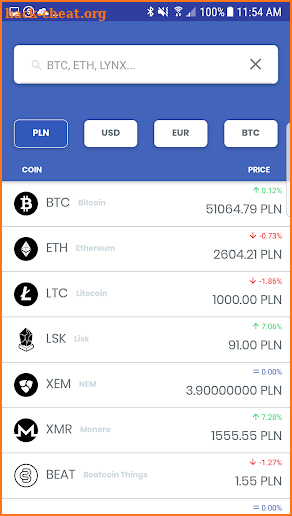 Coinbe.net market cap screenshot