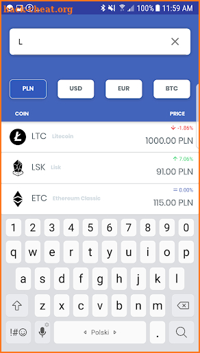 Coinbe.net market cap screenshot