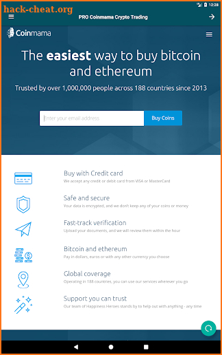 CoinMAMA Buy Sell Crypto Instantly screenshot