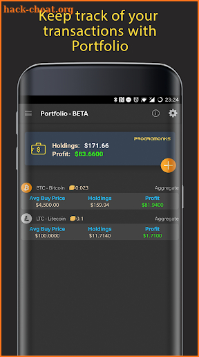 CoinMarketApp - Crypto, Portfolio, ICO Tracker screenshot