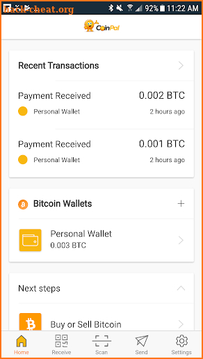 Coinpal screenshot