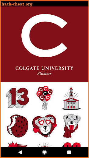 Colgate University Sticker Pack screenshot