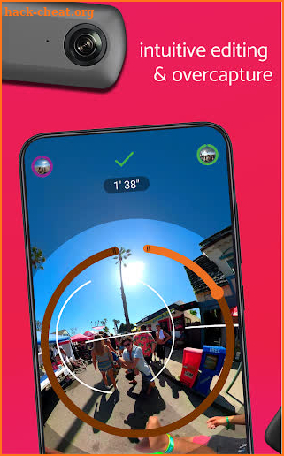 Collect - 360° Video OverCapture & Editor screenshot