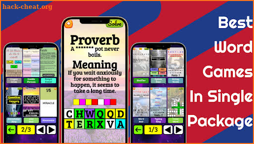 Collection of Word Puzzle Game screenshot