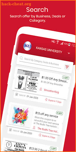 College Coupons screenshot