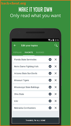 College Football News & Scores screenshot